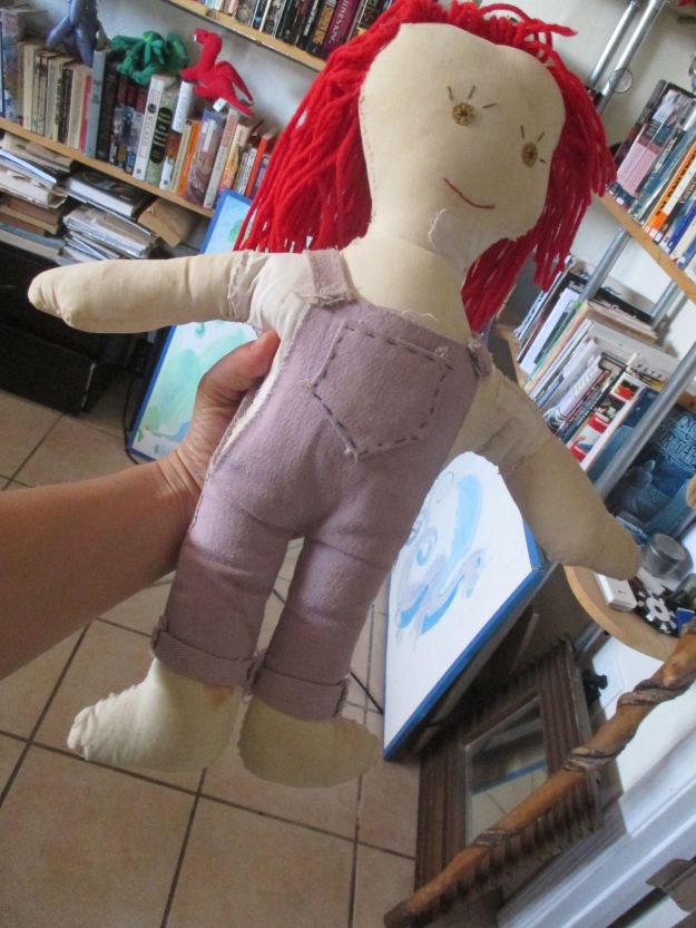 The Monica Doll, slightly worse for the wear